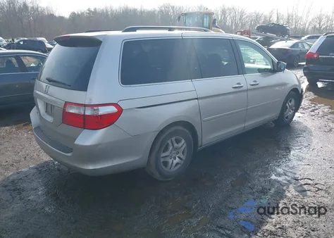 2007 Honda Odyssey Ex-L z USA, uszkodzony, nr VIN 5FNRL38687B404524